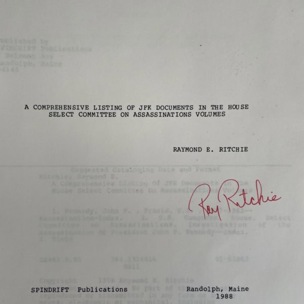 raymond e richie jfk documents signed2
