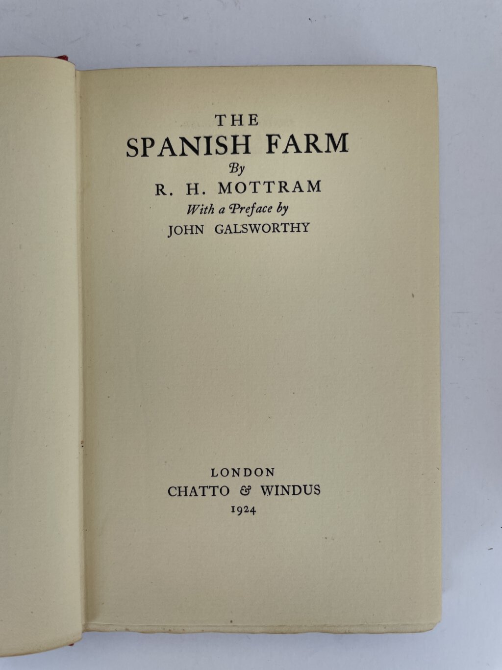 rh mottram the spanish farm trilogy firsts2