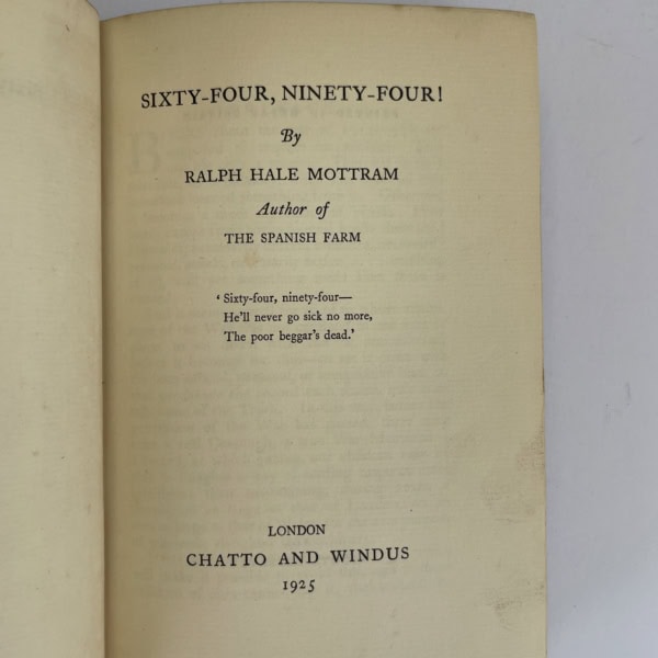 rh mottram the spanish farm trilogy firsts3