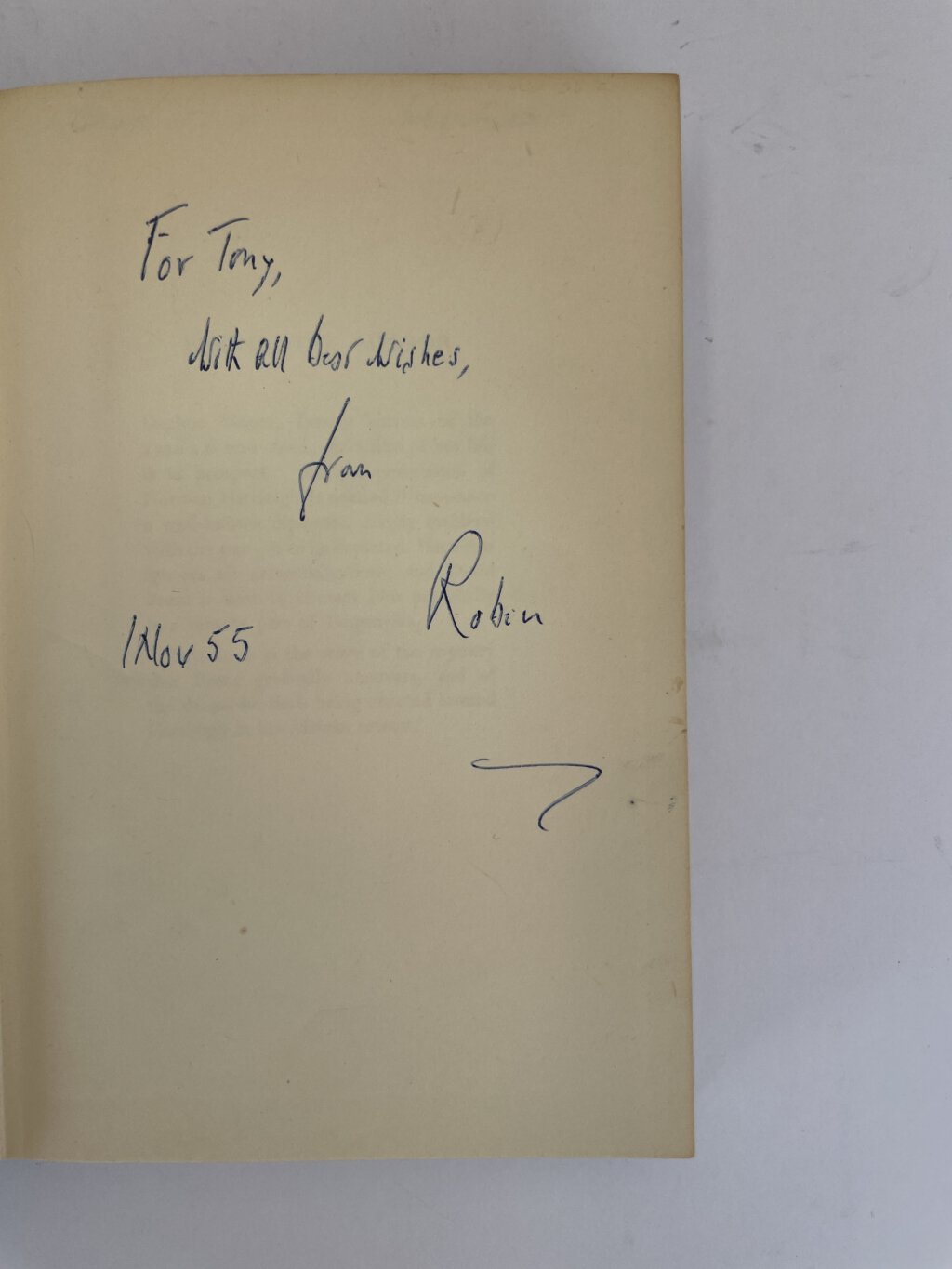 robin maugham behind the mirror first edition2