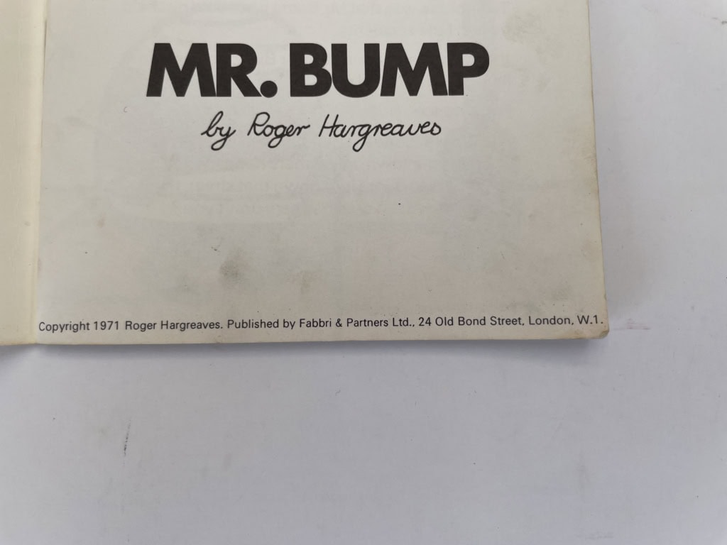 roger hargreaves mr bump first edfition2