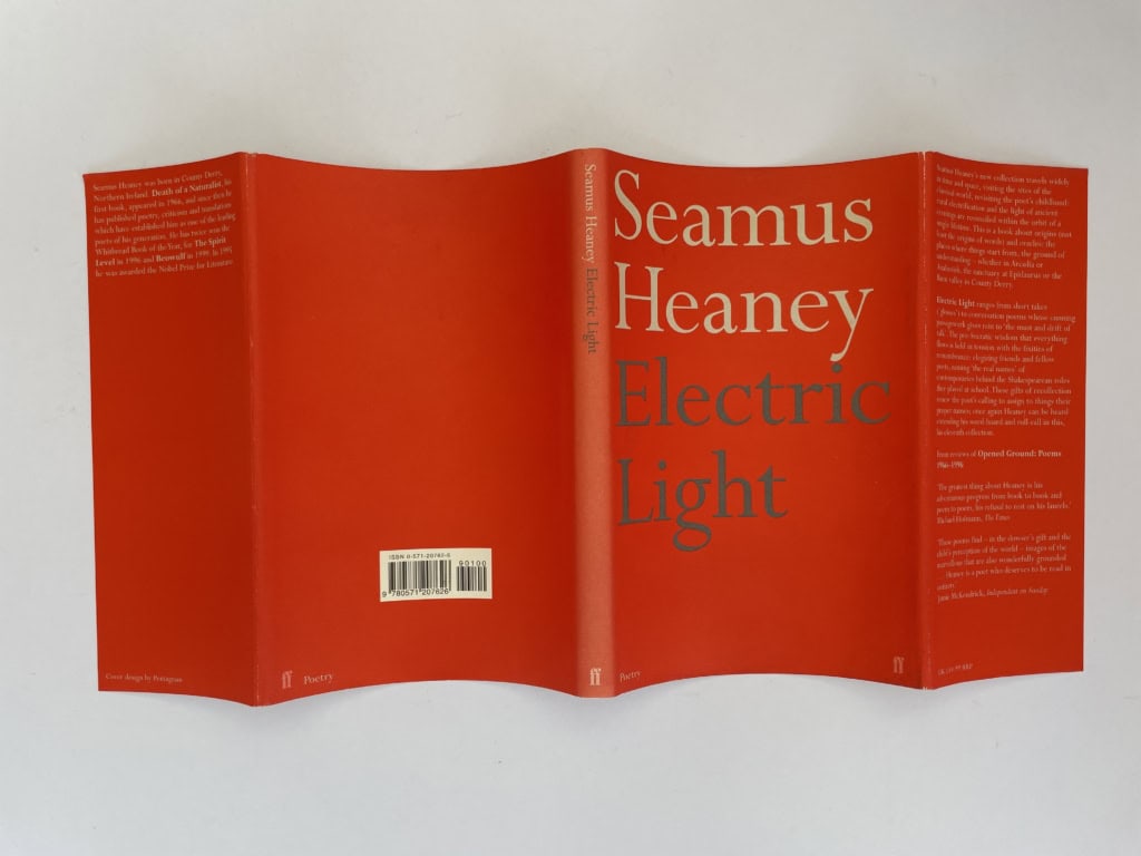seamus heaney electric light signed first 5