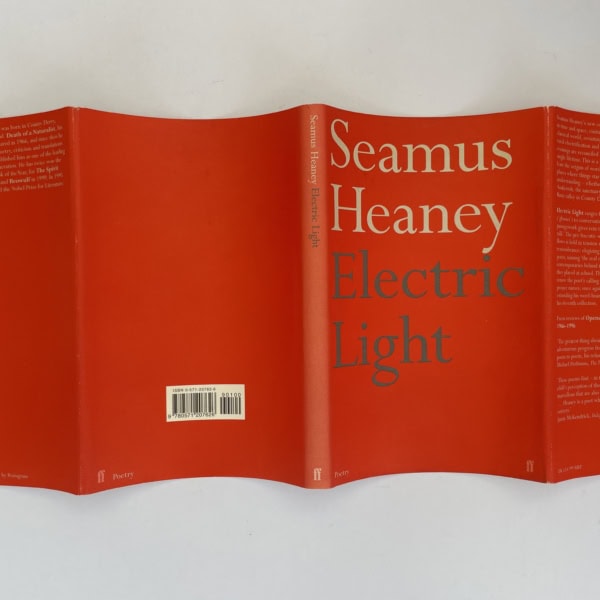 seamus heaney electric light signed first 5