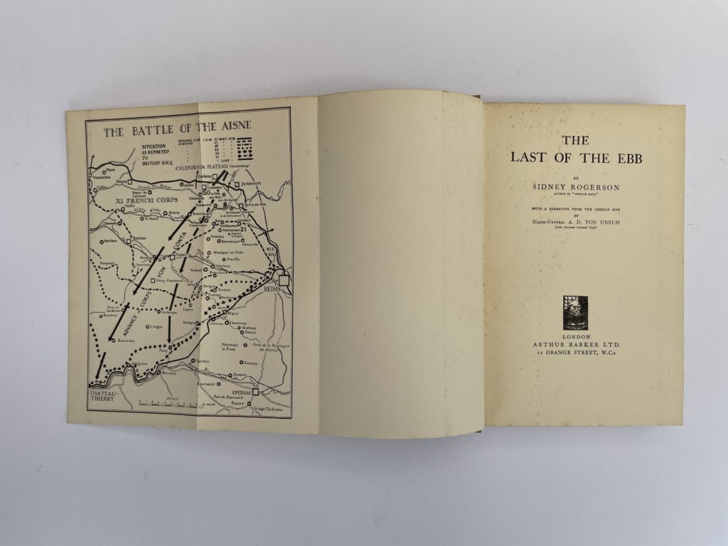 sidney rogerson the last of the ebb first edition2