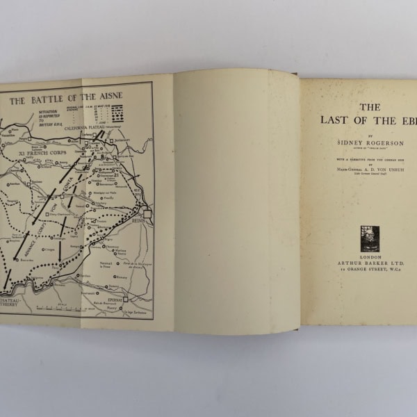 sidney rogerson the last of the ebb first edition2