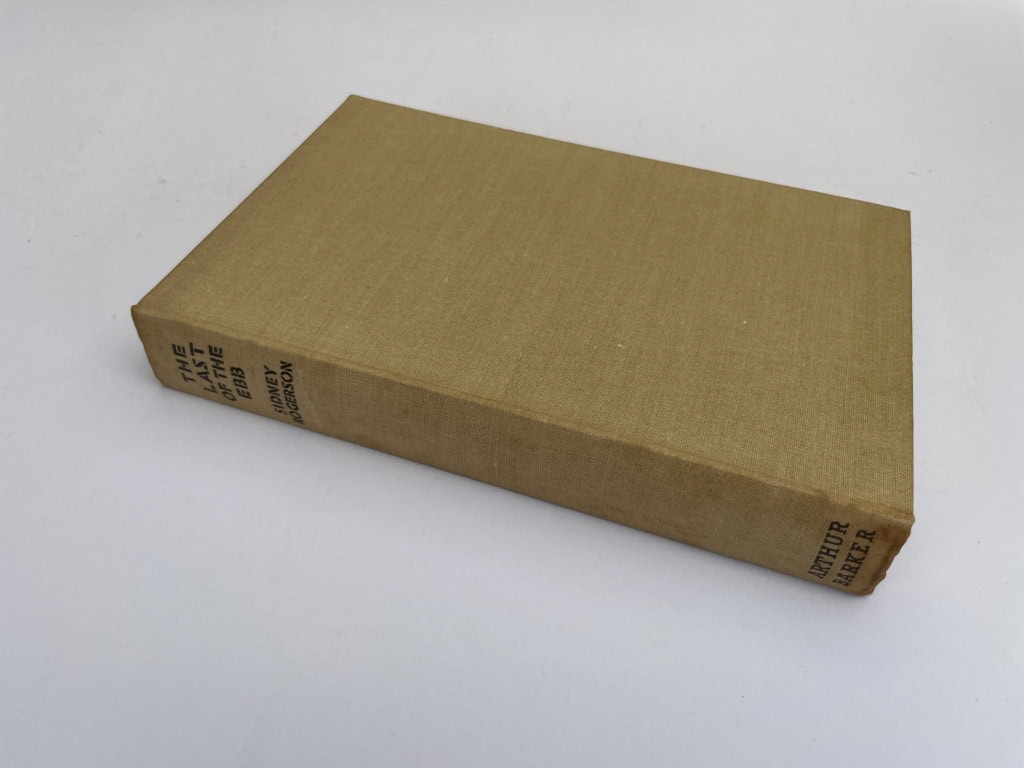 sidney rogerson the last of the ebb first edition4