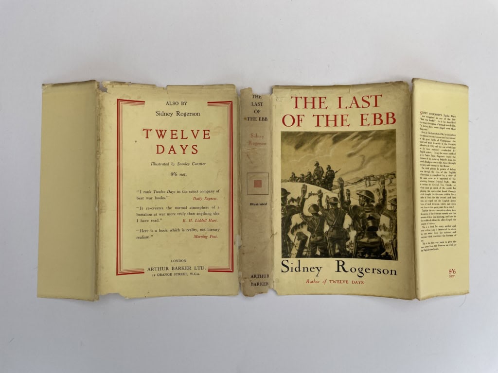 sidney rogerson the last of the ebb first edition5