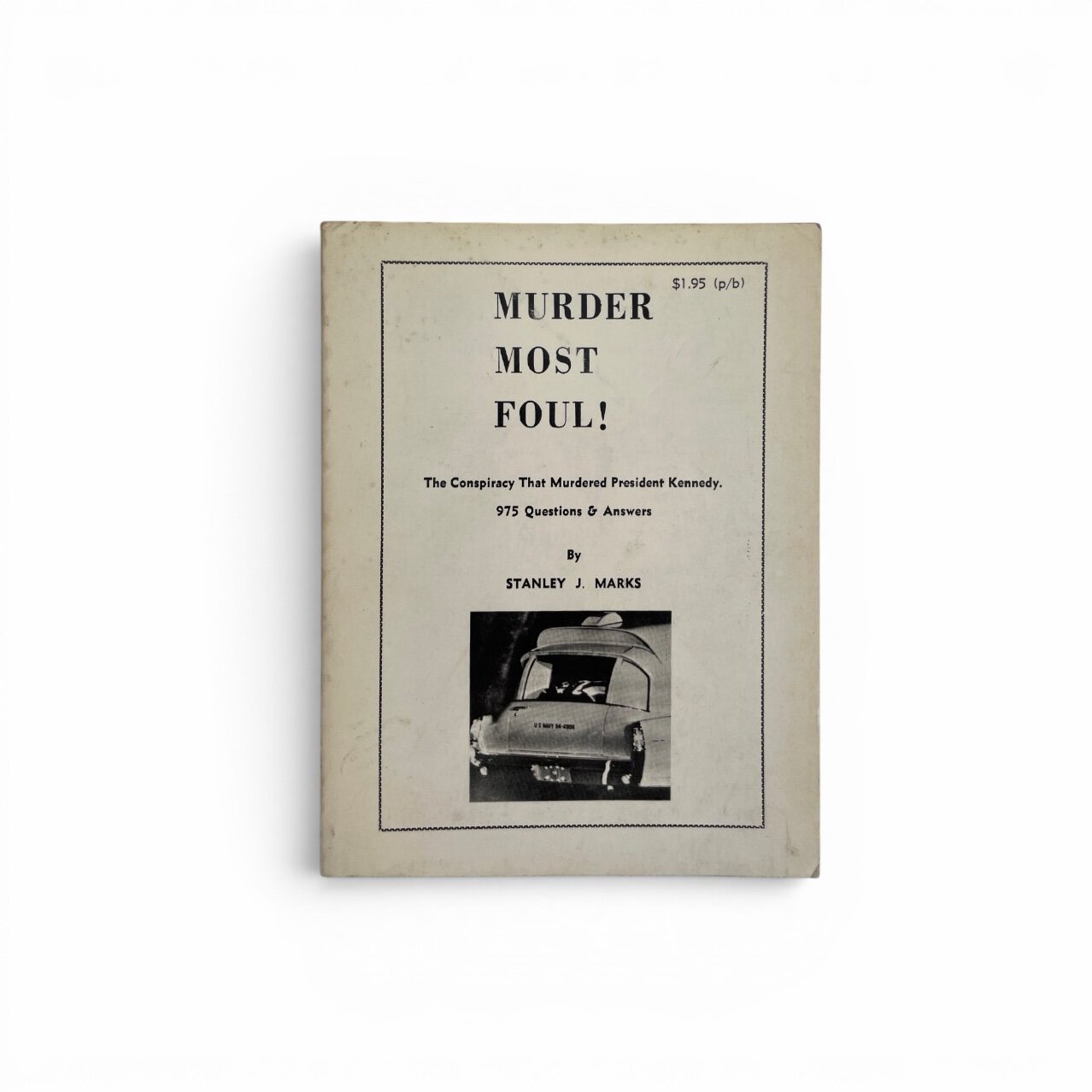 stanley j marks murder most foul first ed1