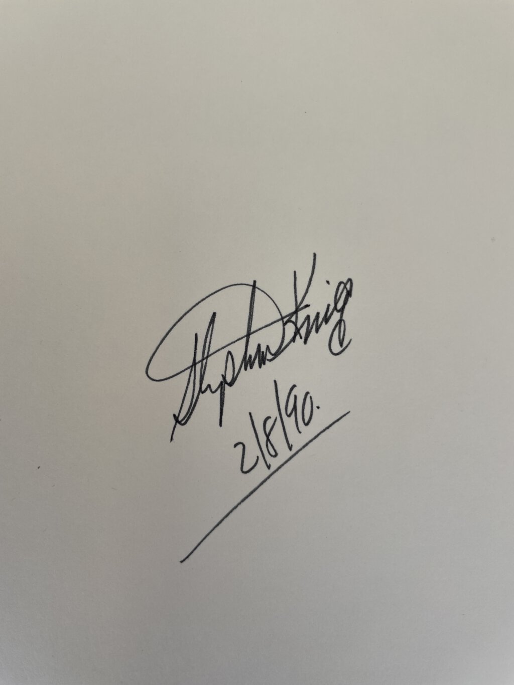 stephen king bare bones signed us first 2