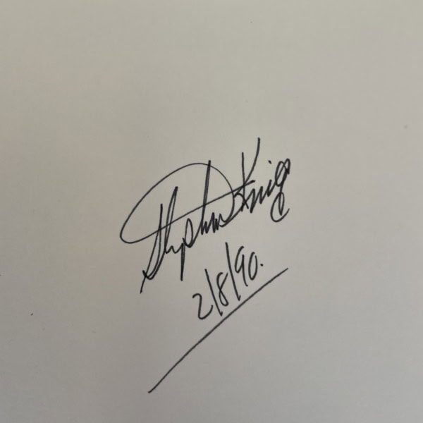stephen king bare bones signed us first 2