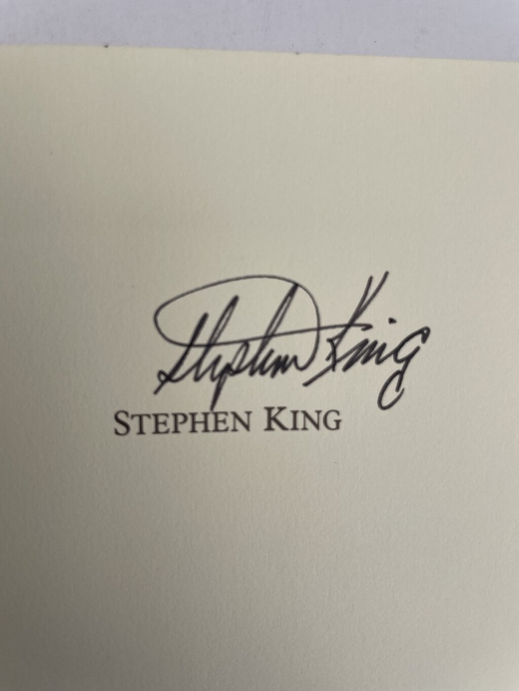 stephen king dolans cadillac first us edition signed2