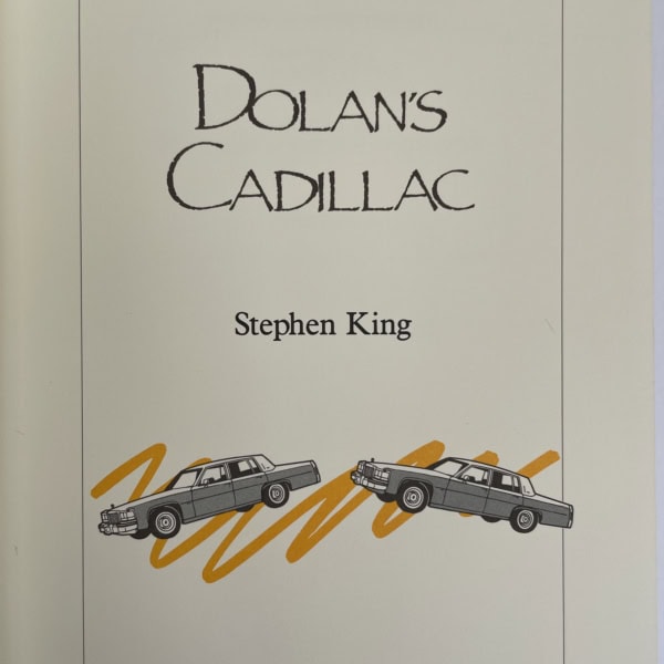 stephen king dolans cadillac first us edition signed3