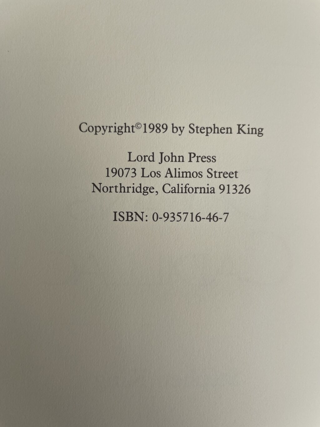 stephen king dolans cadillac first us edition signed4