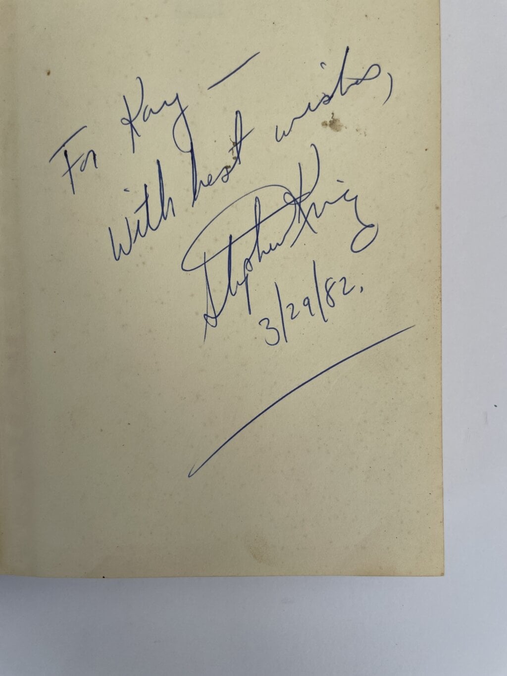 stephen king fire starter first us edition signed2