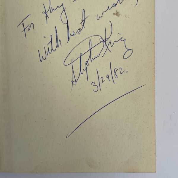 stephen king fire starter first us edition signed2