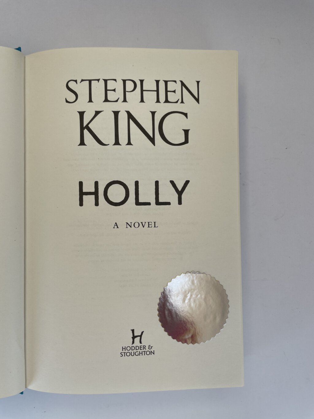 stephen king holly independant bookshop edition3