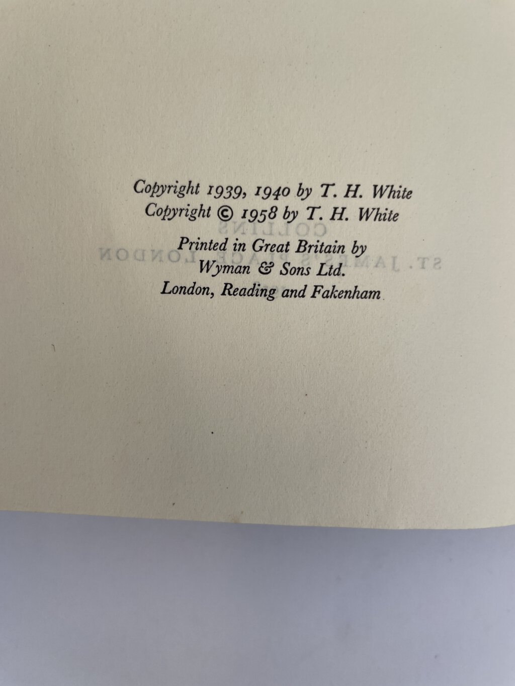 th white the once and future king first 2