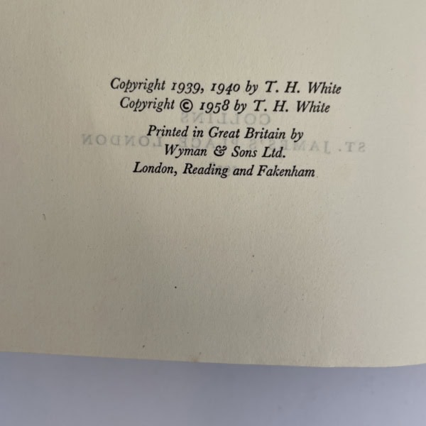 th white the once and future king first 2