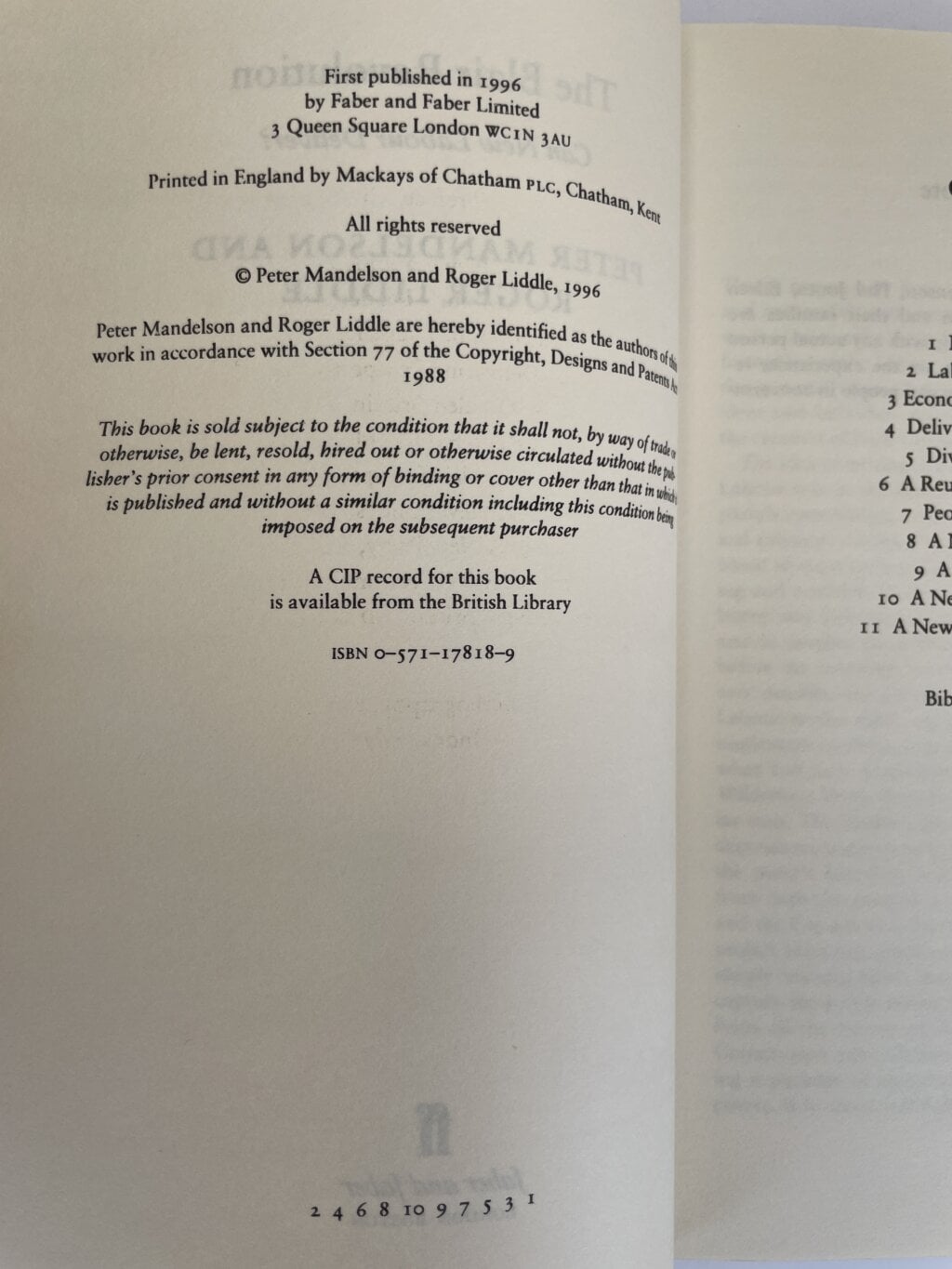 the blair revolution signed2