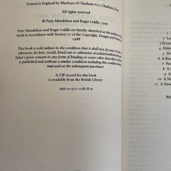 the blair revolution signed2