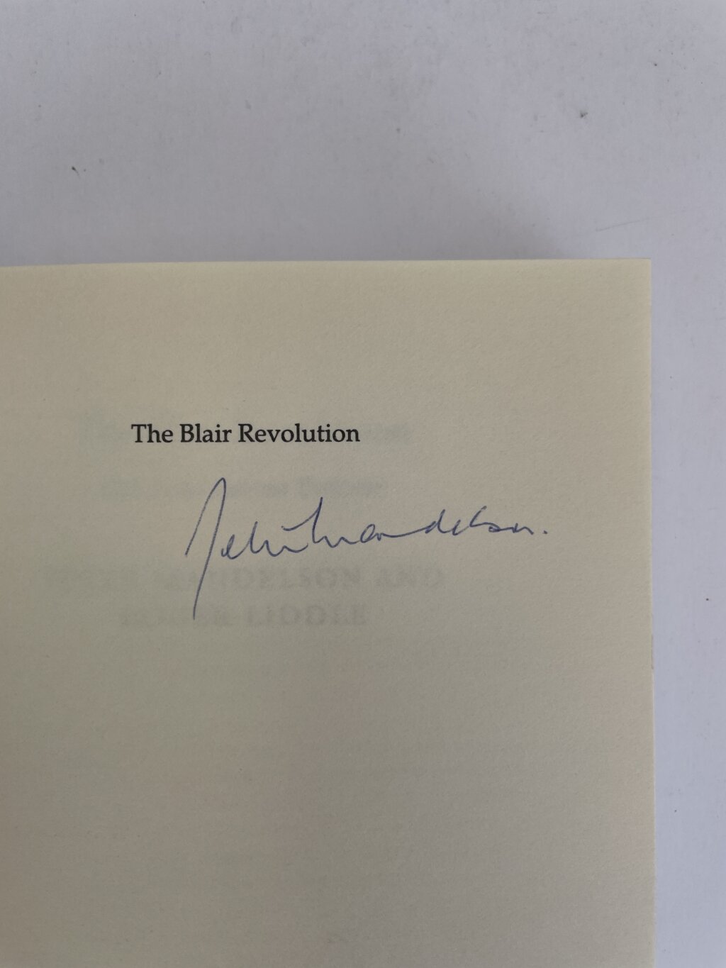 the blair revolution signed3