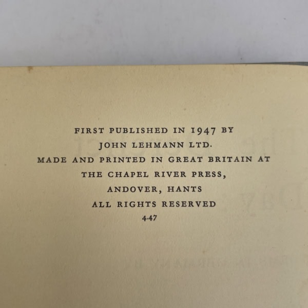 alan ross the derelict day first edition2