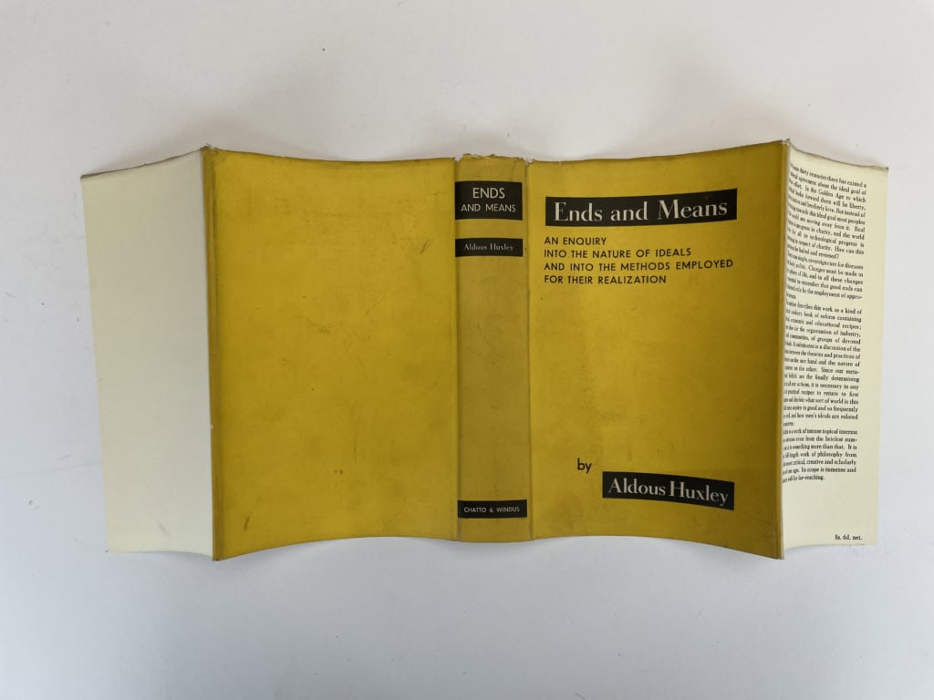 aldous huxley ends and means first edition4