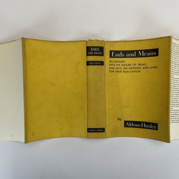 aldous huxley ends and means first edition4