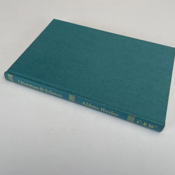 aldous huxley literature and science first edition3