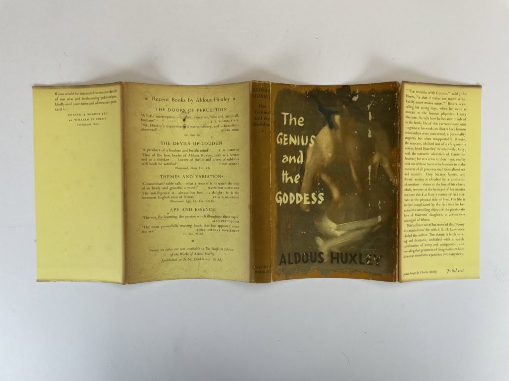 aldous huxley the genius and the goddess first edition4