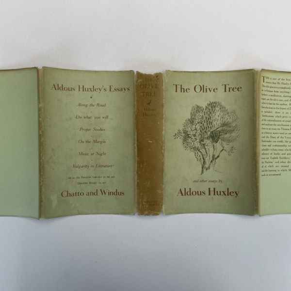 aldous huxley the olive tree first edition4