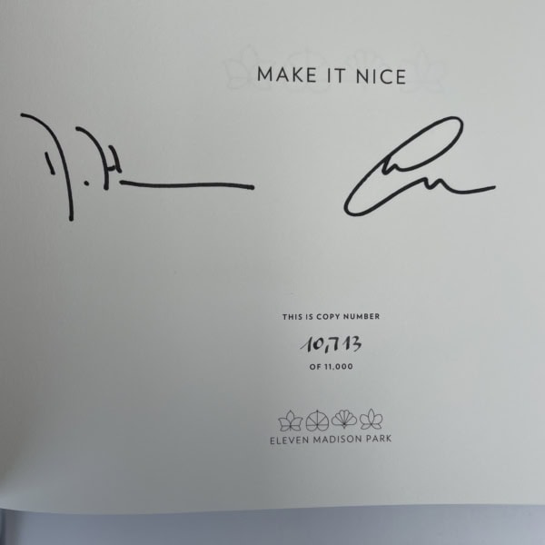 daniel humm eleven madison park signed first 3