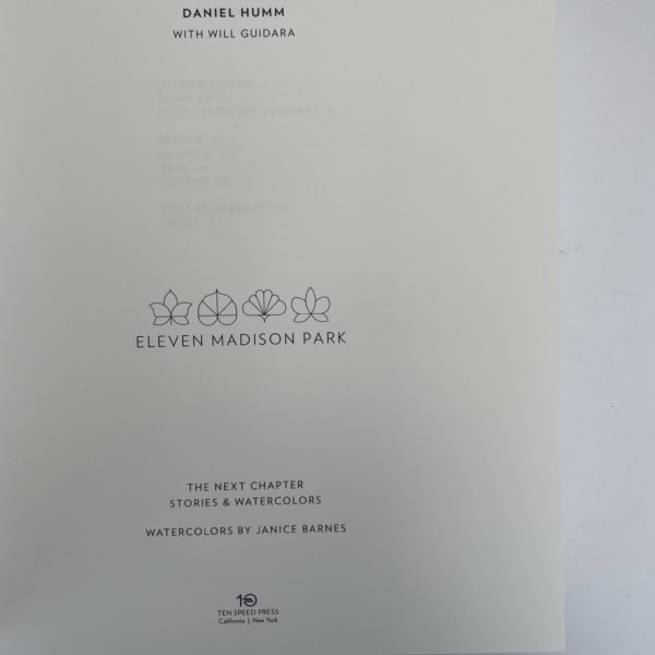 daniel humm eleven madison park signed first 4