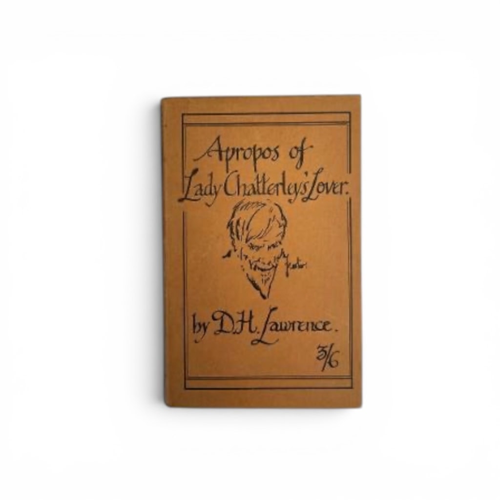 dh lawrence a props of lady chatterleys lover first edition1