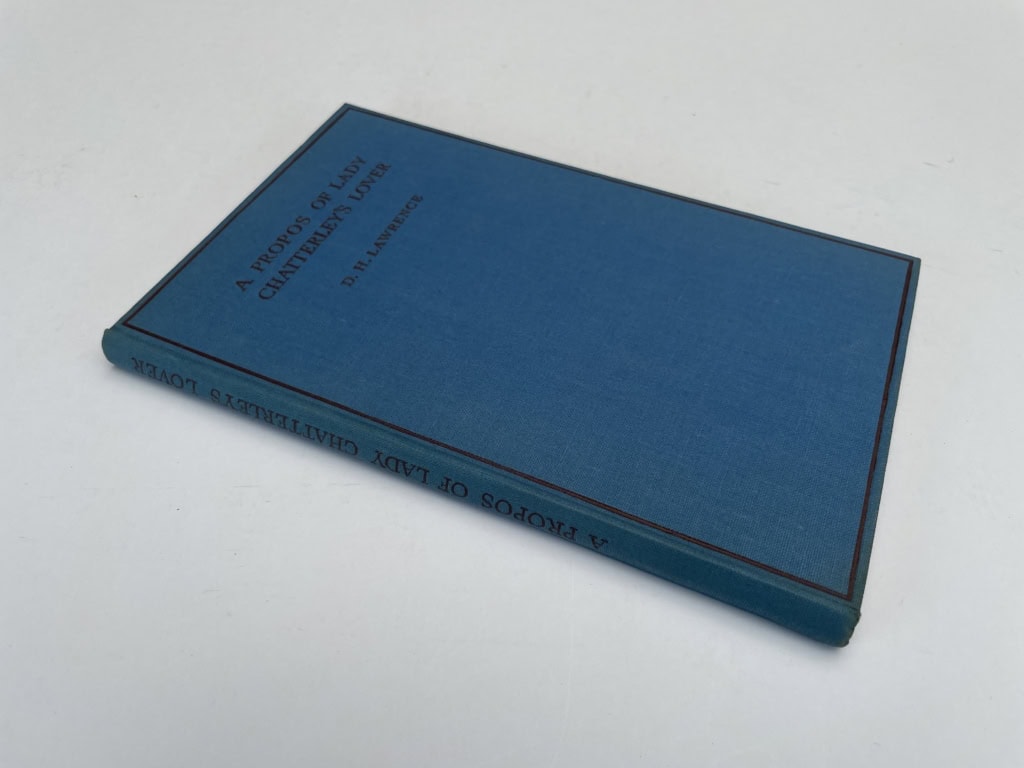dh lawrence a props of lady chatterleys lover first edition3