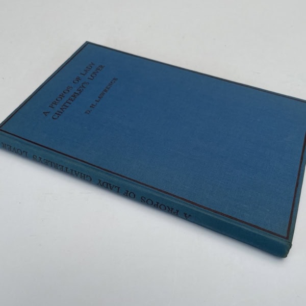 dh lawrence a props of lady chatterleys lover first edition3