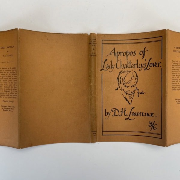 dh lawrence a props of lady chatterleys lover first edition4