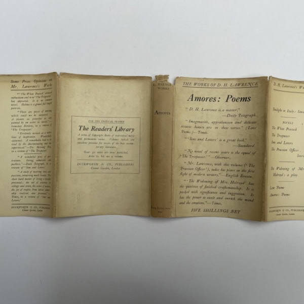 dh lawrence amores first ed5