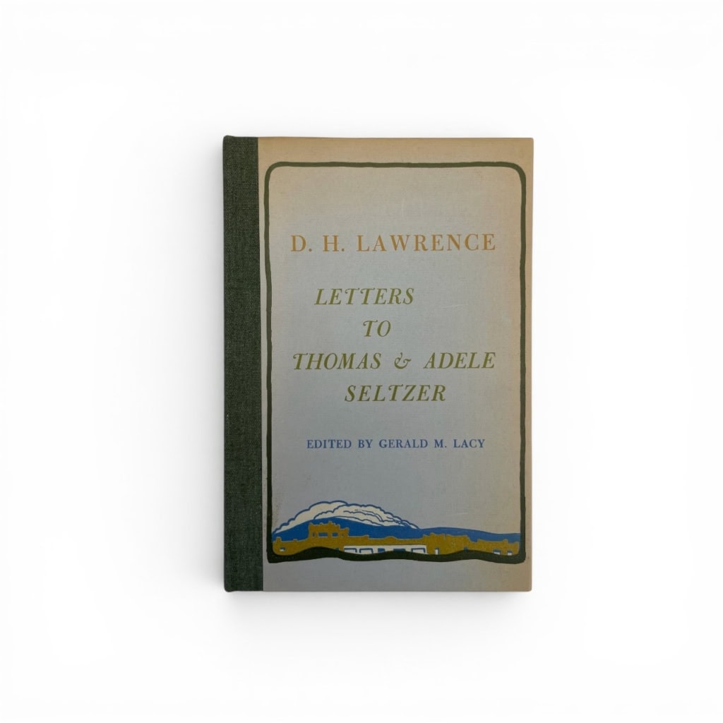 dh lawrence letters to thomas and adele first edition1