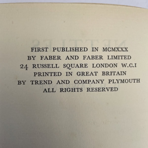 dh lawrence nettles first edition2