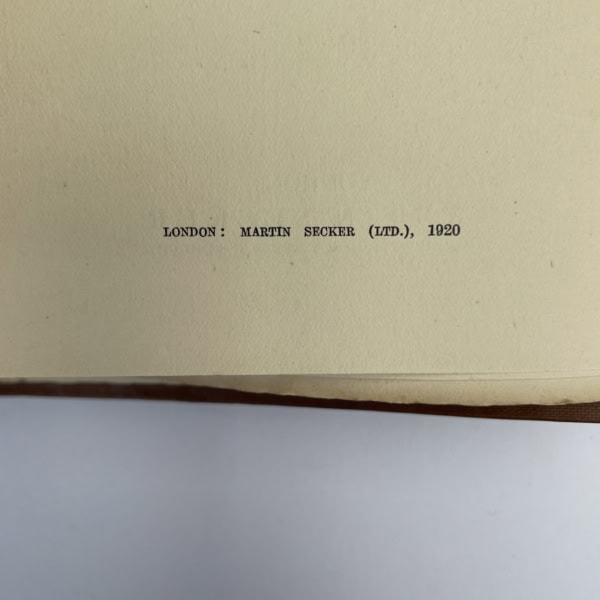 dh lawrence the lost girl first edition3