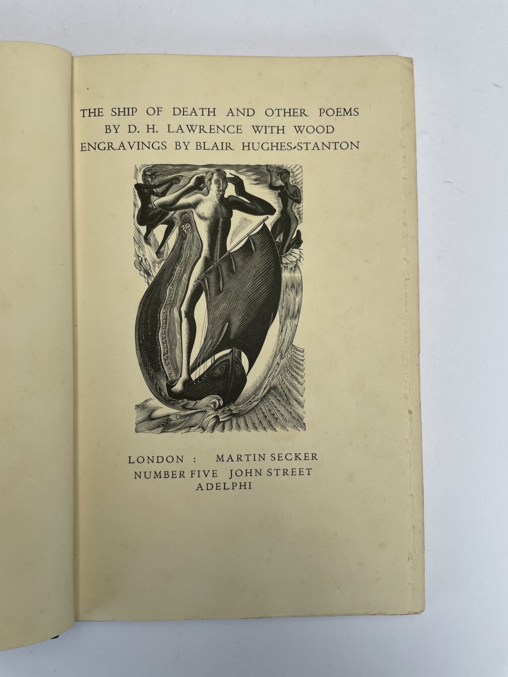 dh lawrence the ship of dearth first edition2