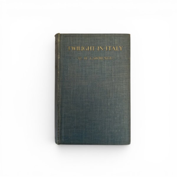 dh lawrence twilight in italy first ed1