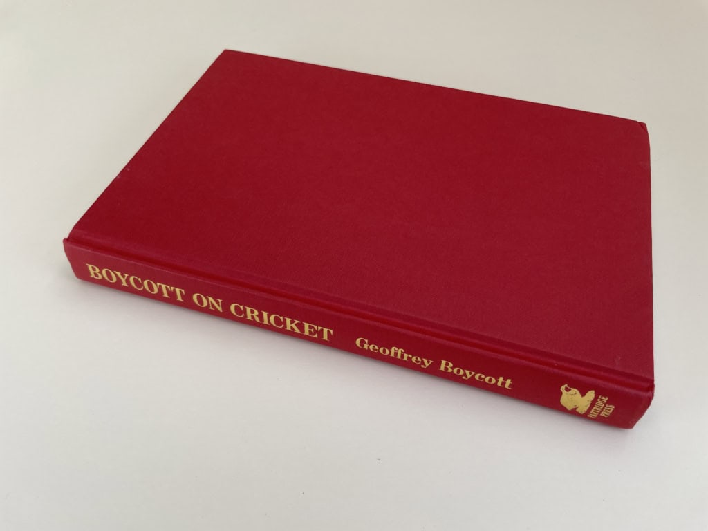 geoff boycott on cricket signed first 4