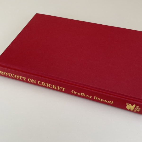 geoff boycott on cricket signed first 4