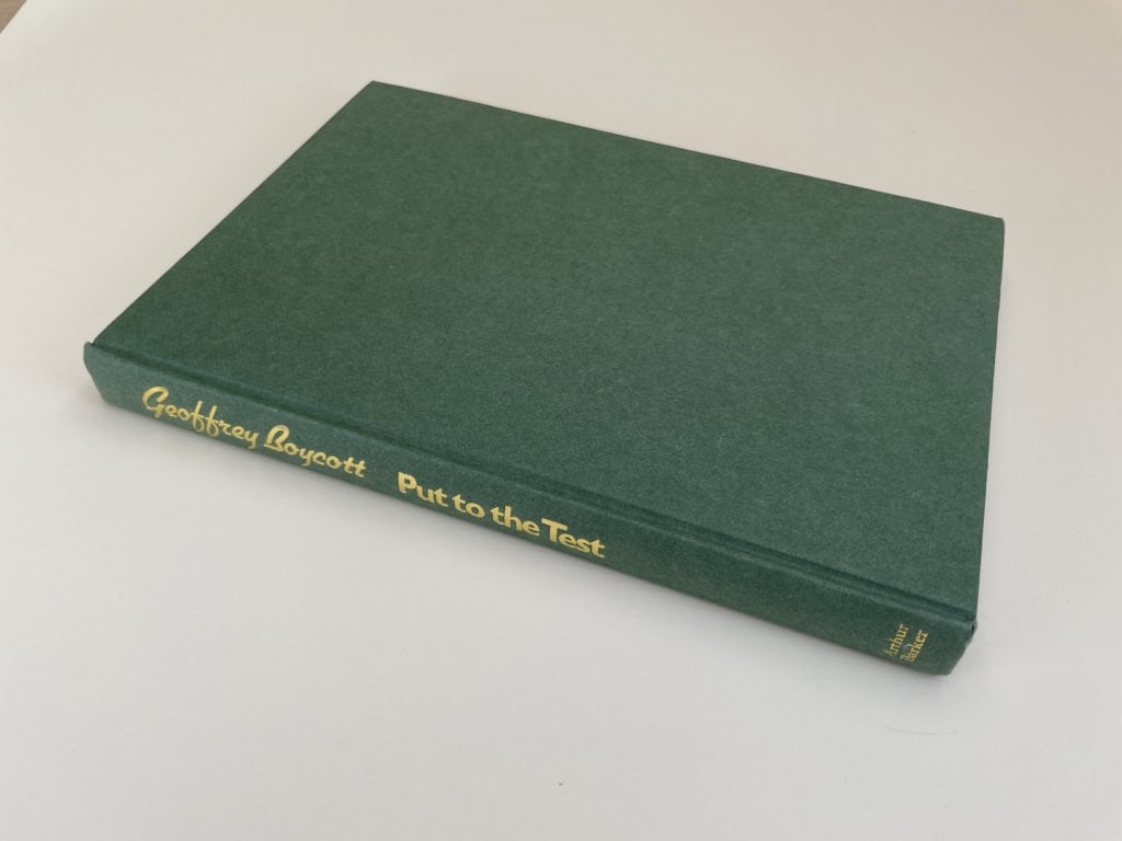 geoff boycott put to the test signed first 4