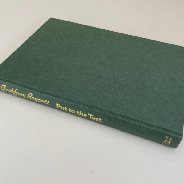 geoff boycott put to the test signed first 4