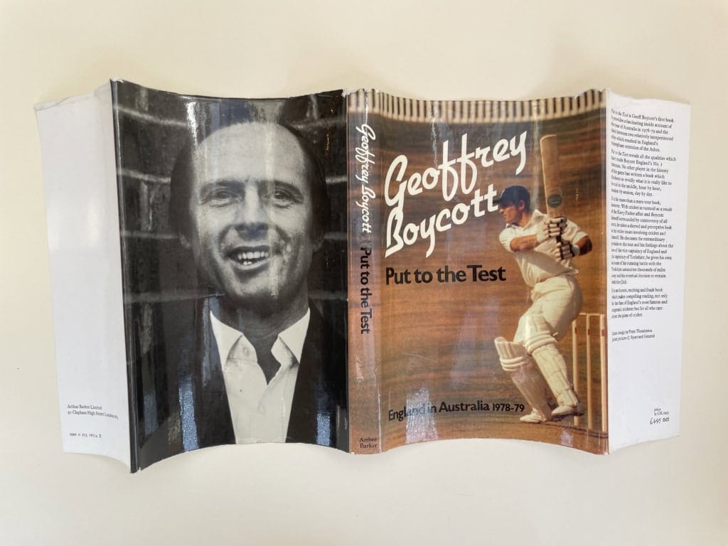 geoff boycott put to the test signed first 5