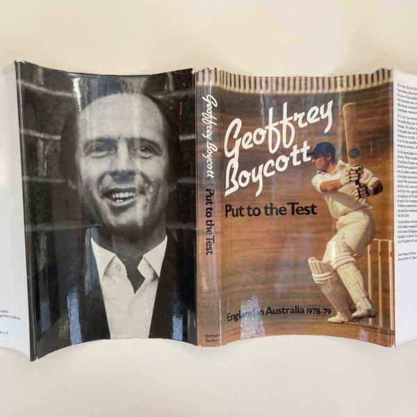 geoff boycott put to the test signed first 5