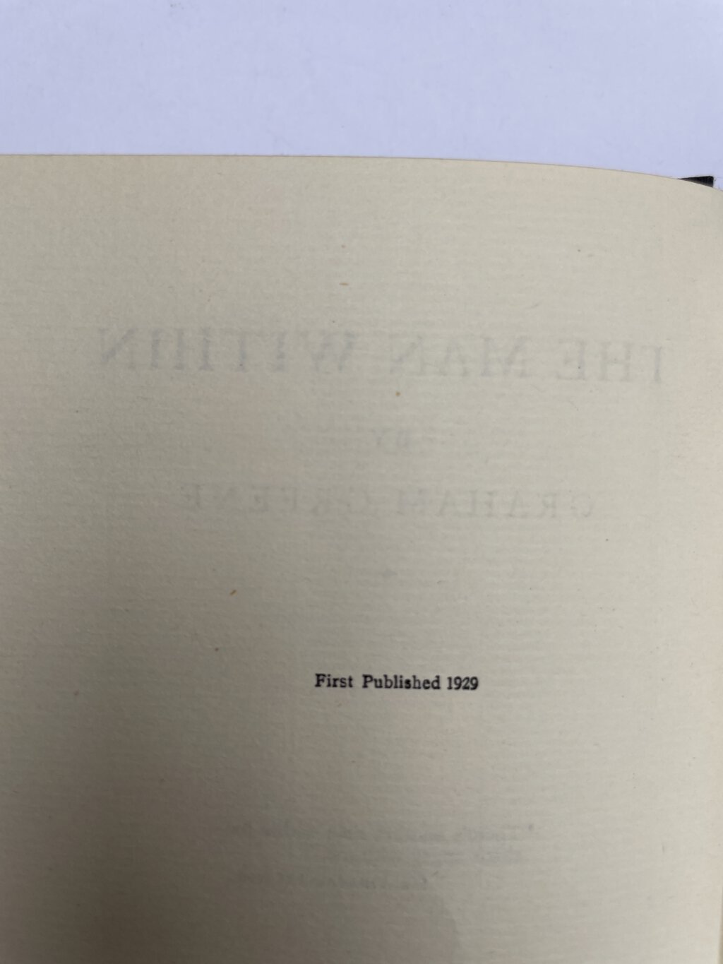 graham greene the man within first 2